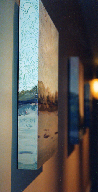 Magnolia Hotel paintings (installation view)